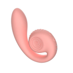 Персиковый вибромассажёр SVibe Gizi (Цвет: розовый)