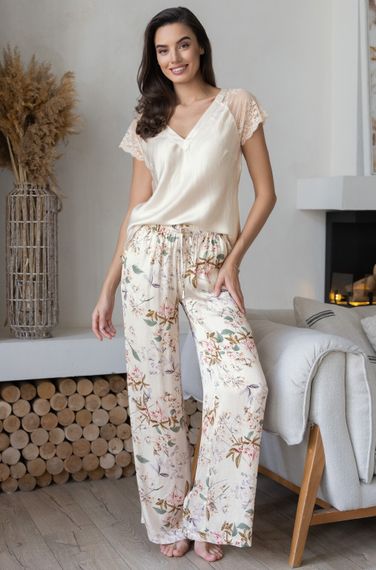 Брюки_пижамные Mia-Amore 5045 "Amely" молочный