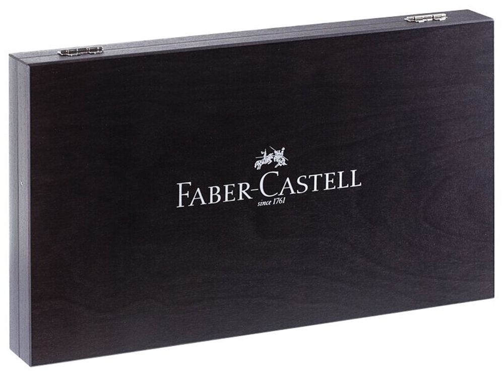 Набор художественный FABER-CASTELL "Art & Graphic Compendium", 54 предмета, деревянный ящик, 110088