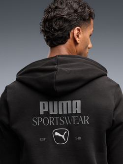 Толстовка мужская PUMA PUMA CLASS Graphic Full-Zip Hoodie FL