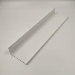 Полка MetaDec Plain настенная прямая, 40х10см белая, 1шт