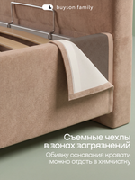 Кровать БайСтронг (велюр)