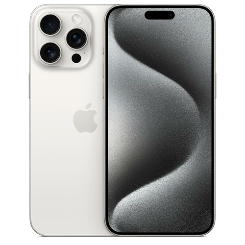 Смартфон Apple iPhone 15 Pro Max 512GB eSIM, White Titanium (Белый)