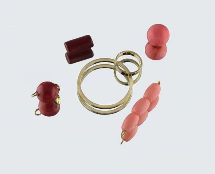 Серьги из Коралла