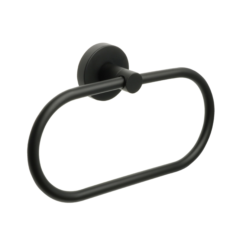 Полотенцедержатель кольцо FIXSEN "COMFORT BLACK" черный FX-86011