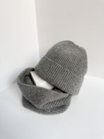 Кашемировые шапка и шарф Bonpoint, 104