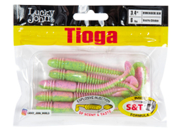Мягкая съедобная приманка LJ Pro Series Tioga 3.4 in (86 мм), цвет T92, 6 шт