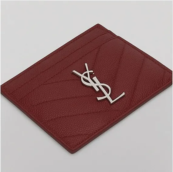 Держатель для карт Saint Laurent CASSANDRE MATELASSÉ GRAIN DE POUDRE