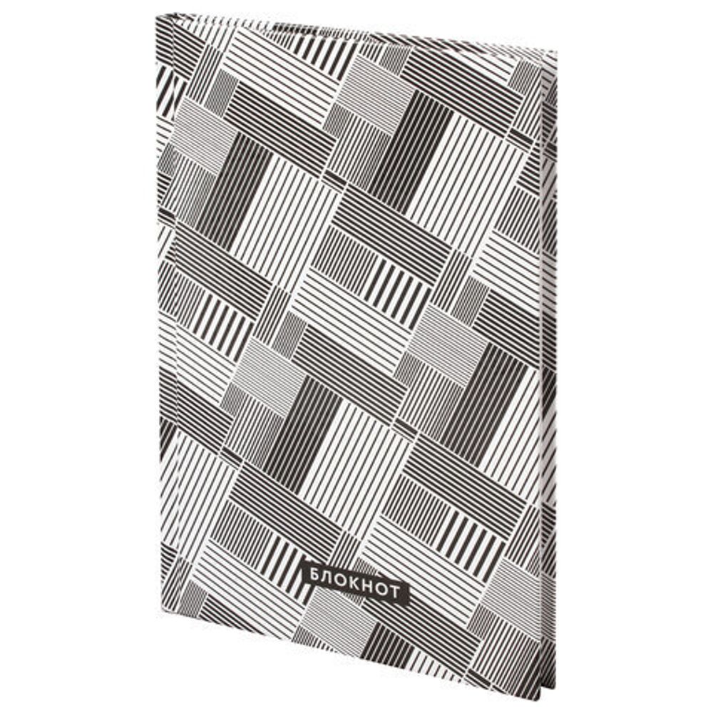 Блокнот (135х206 мм) А5 STAFF, 80 л., твердый, клетка, "Pattern", 111601