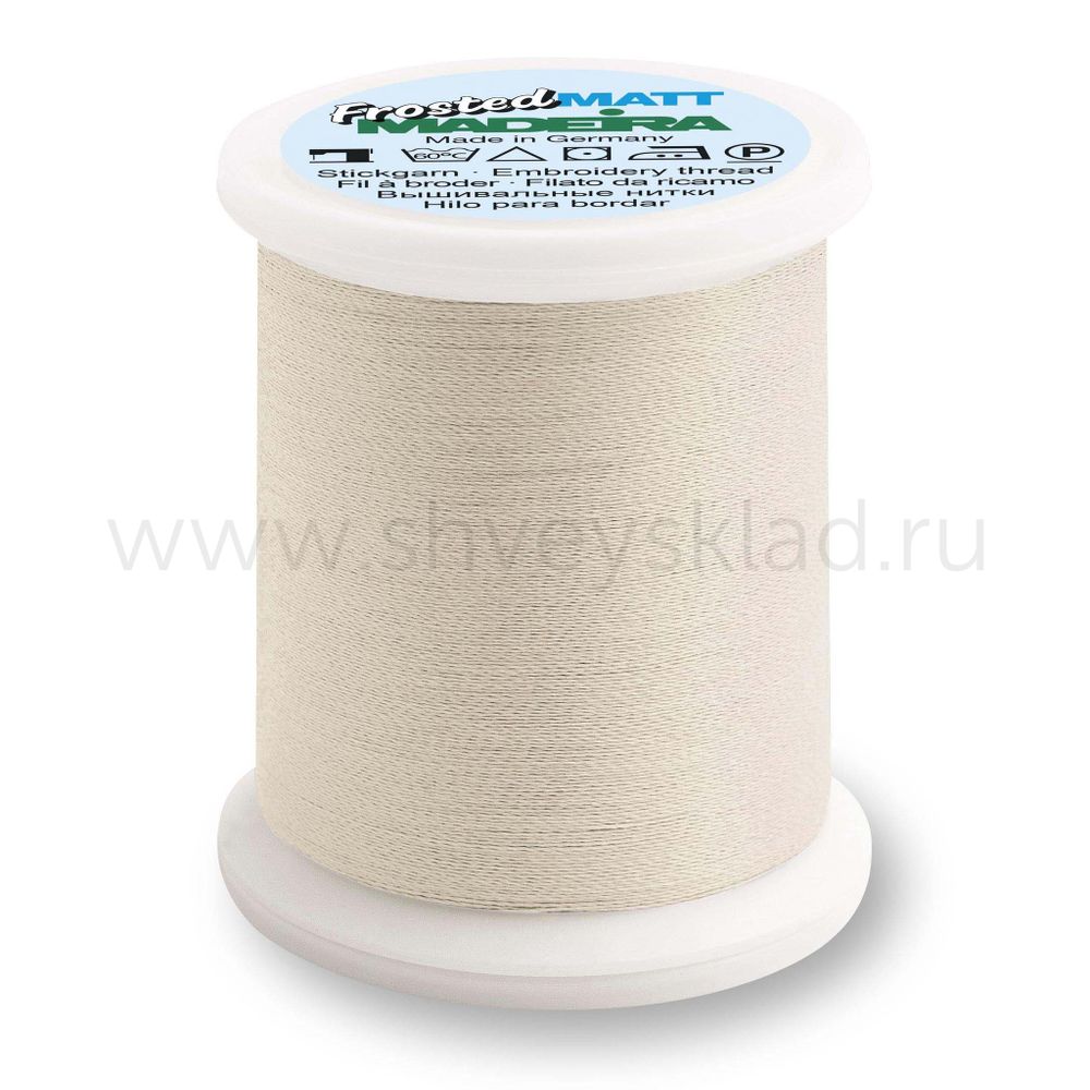 Нитки вышивальные супер матовые Madeira Frosted Matt №40, 500 м, цв. 7860, 9848, 1 катушка