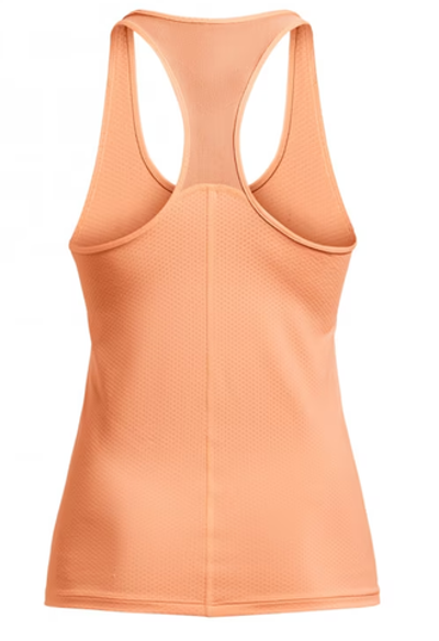 Женский топ теннисный Under Armour HeatGear Armour Racer Tank - orange tropic/mellow orange
