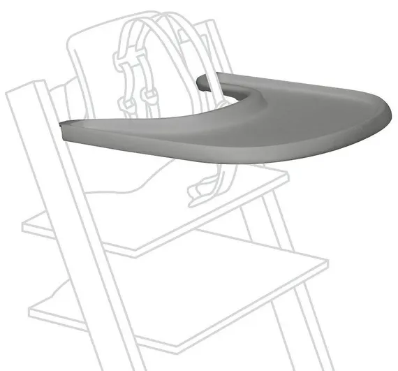 Поднос-столик на стульчик для кормления Stokke Tripp Trapp Storm Grey