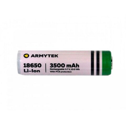 Аккумулятор Armytek 18650 Li-Ion c защитой 3500 mAh