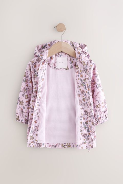 Дождевик с хлопковой подкладкой для девочки Next E25-120, Розовый