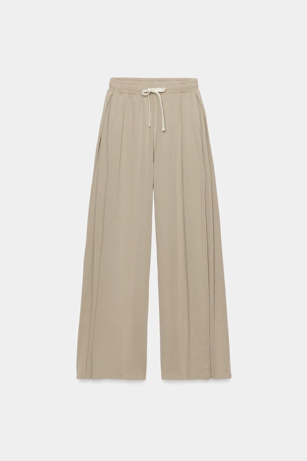 БРЮКИ ИЗ ХЛОПКА СО СКЛАДКАМИ — ZARA
