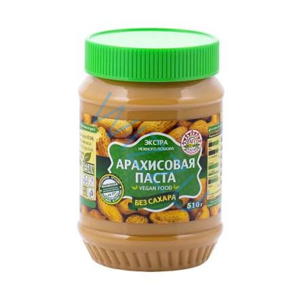 Паста Экстра арахисовая Без сахара 510гр (Азбука продуктов)