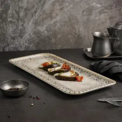 Блюдо прямоугольное 36*16,5 см h2 см Rug By Bone Innovation [bb] [1]