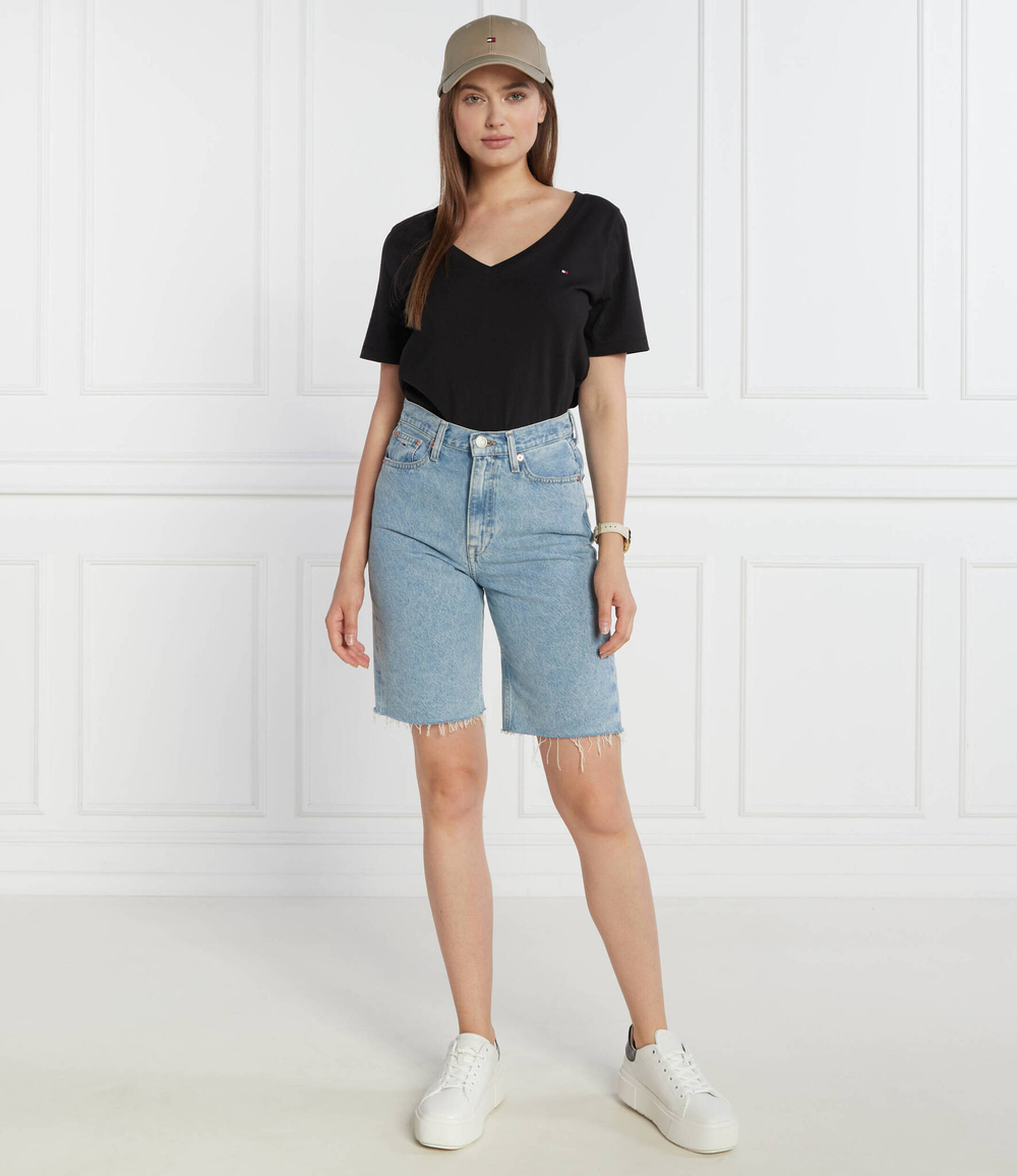 Футболка MODERN REGULAR V-NK SS Tommy Hilfiger - черный(WW0WW39781)