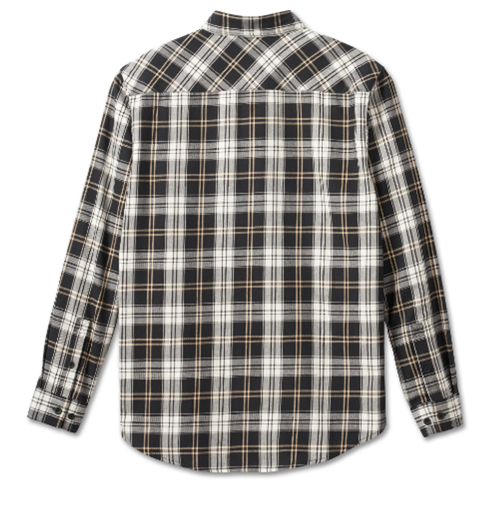 Рубашка Essence Shirt - Black Plaid Harley-Davidson