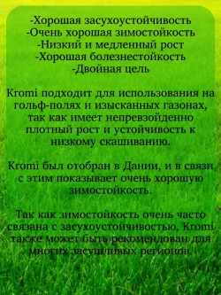 Семена Полевица побегоносная "Кроми" 200 грамм