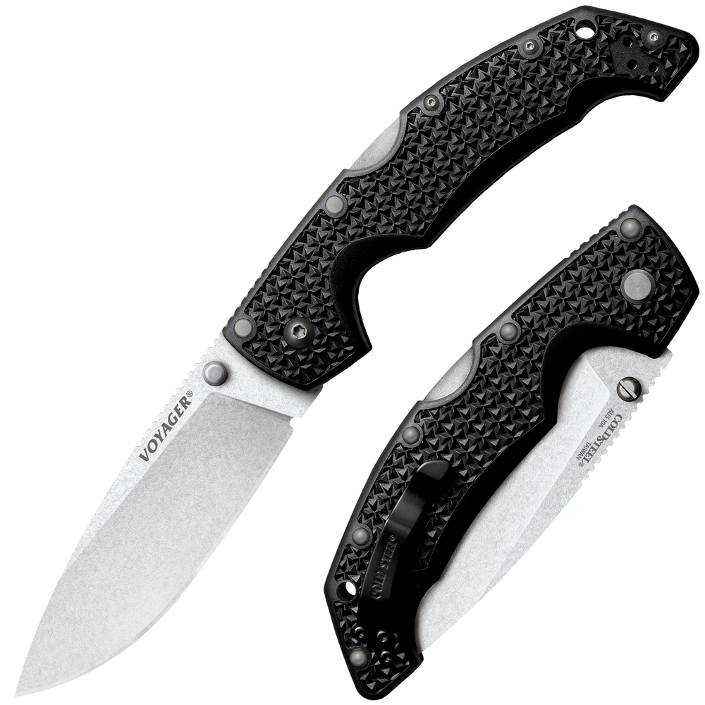 Нож складной Cold Steel 29AB Voyager Large Drop Point Plain Edge AUS10