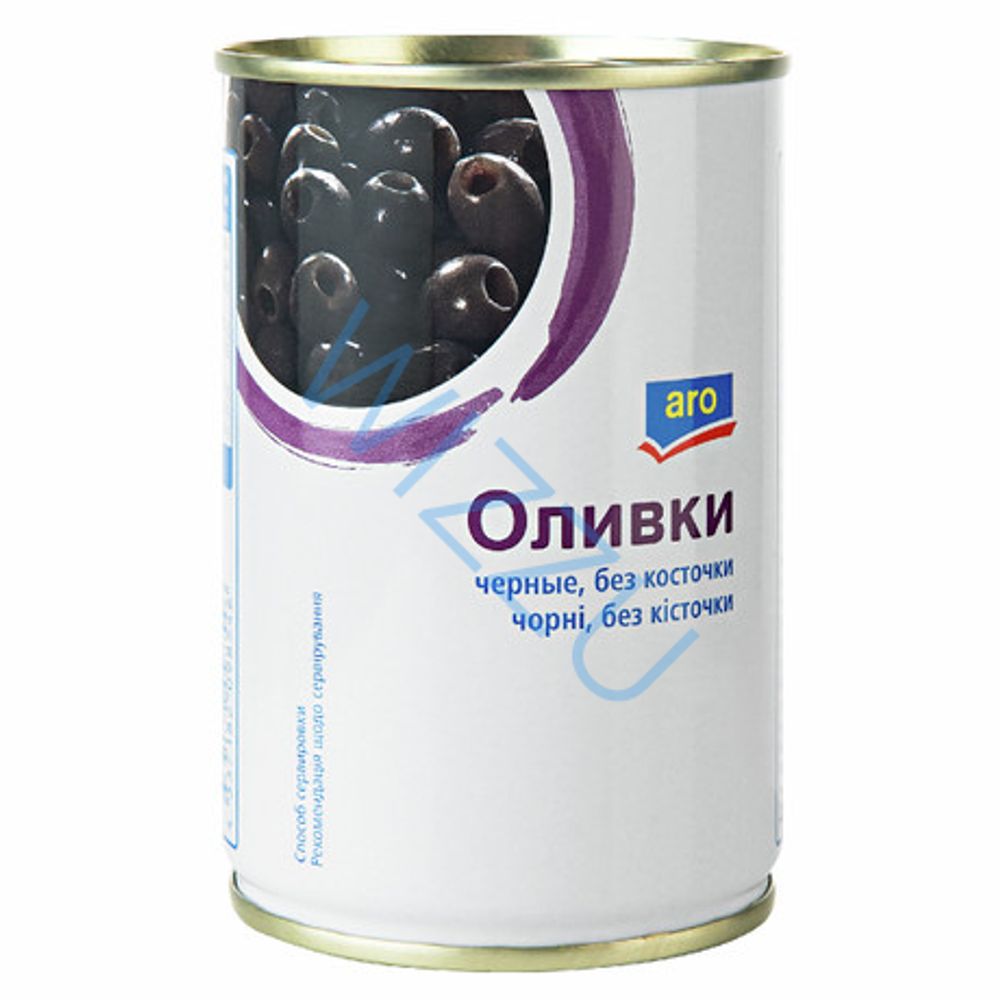 Оливки Черные (ARO) без Косточки 300г