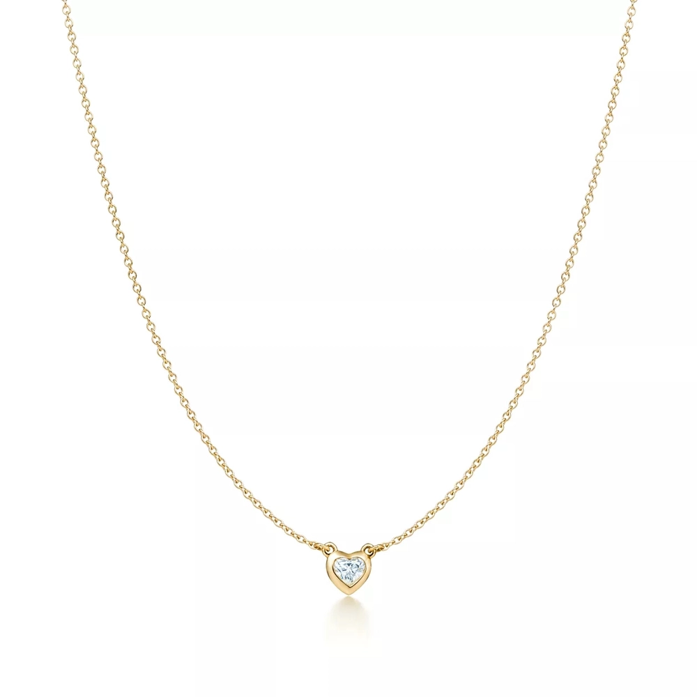 Подвеска из жёлтого золота 18k,Tiffany 💠 Love Yard 0.17ct