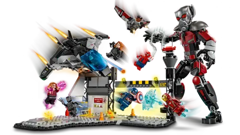 Конструктор LEGO Marvel 76314 Капитан Америка: боевик Гражданской войны