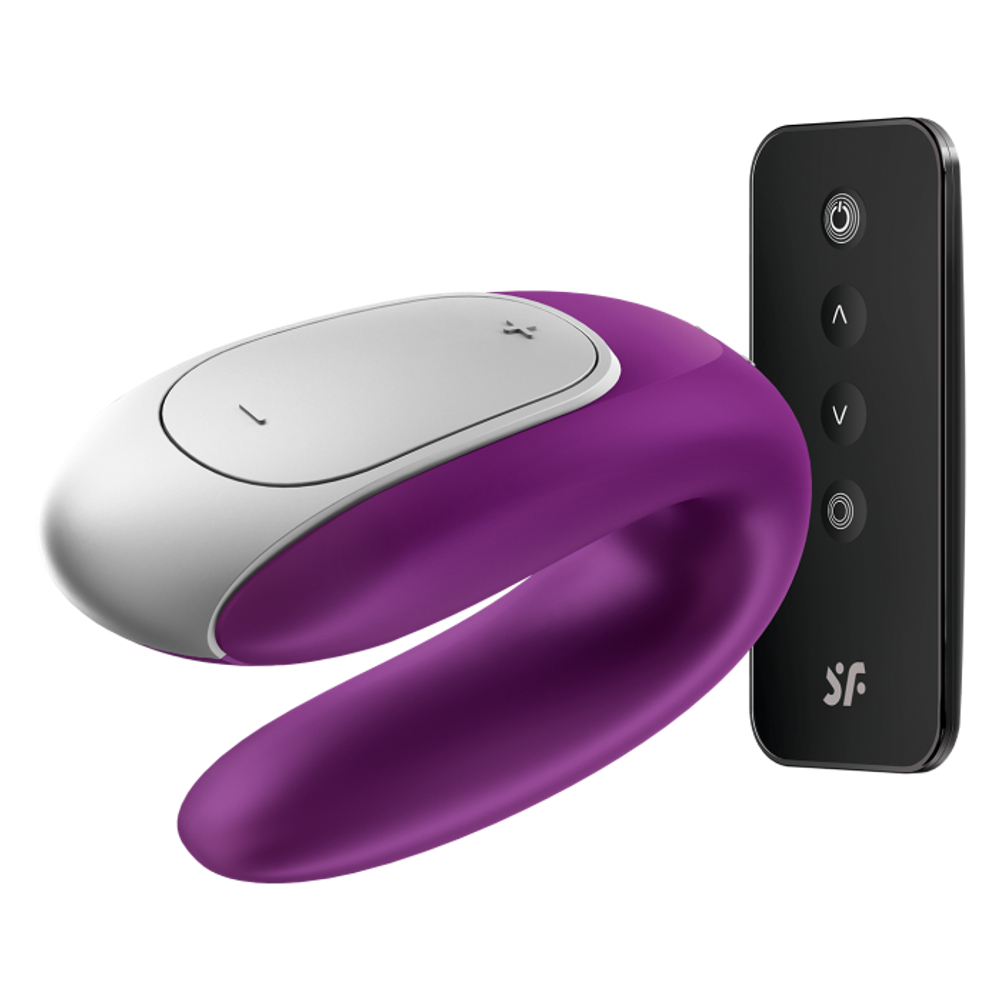 Вибратор для пар Satisfyer Double Fun фиолетовый