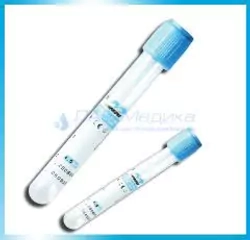 Пробирка "IMPROVACUTER" для коагулол. исс. (цитрат натрия 3,8%) 4,5мл, 13х100мл, пластик,