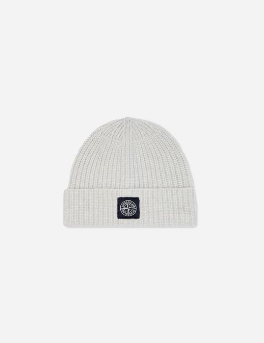 Шапка Stone Island Pearl Grey Melange