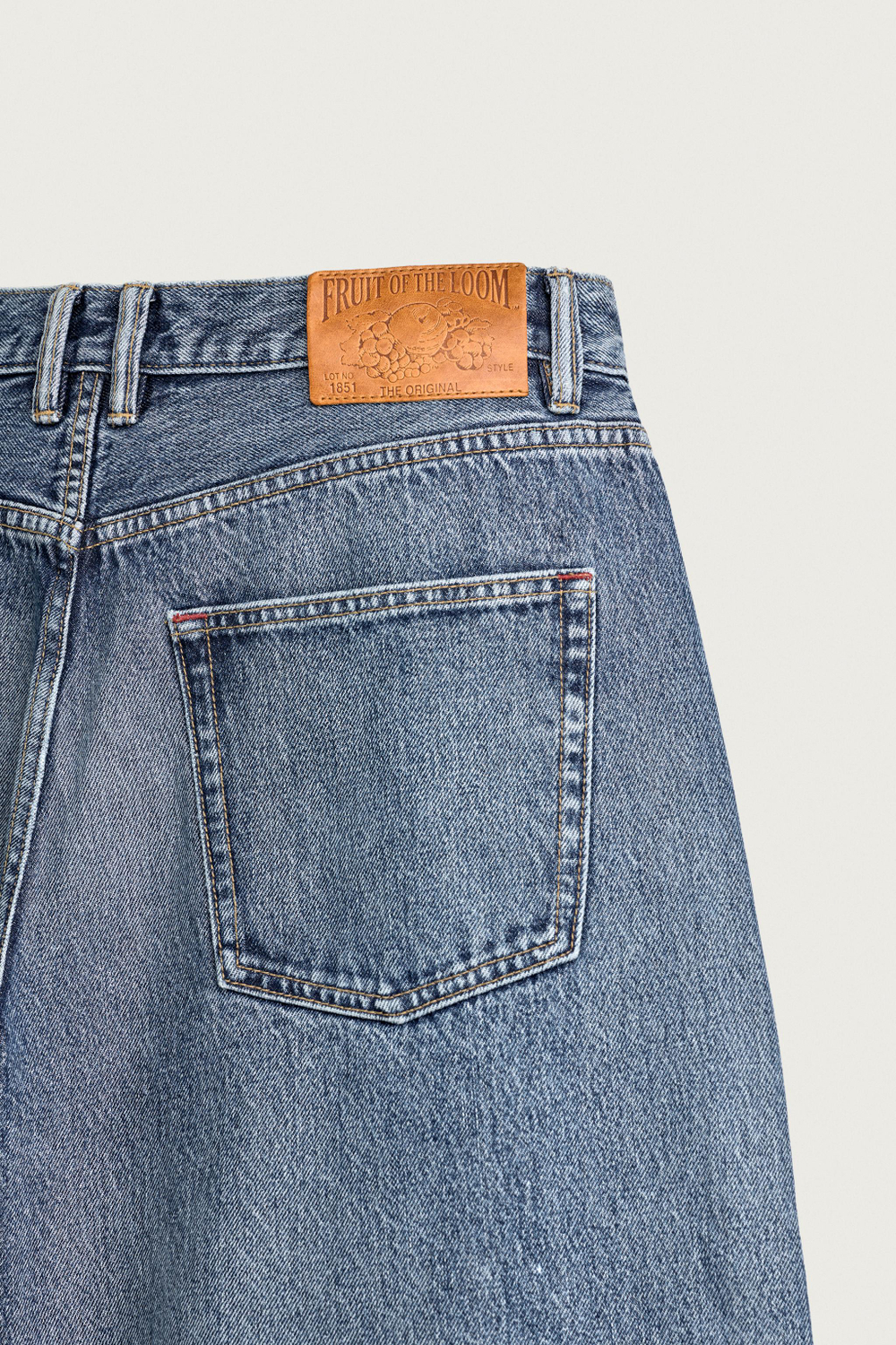 ДЖИНСЫ BAGGY FIT FRUIT OF THE LOOM™ — ZARA