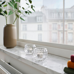 IKEA FRÖJDA (ИКЕА ФРОЙДА) — Подставка для чайных ламп, прозрачное стекло, 6 см, фото 4