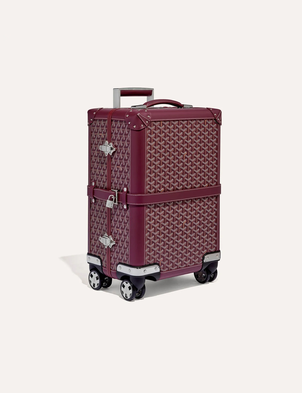 Чемодан Goyard Bourget PM Trolley Case "Burgundy"