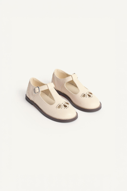 ZARA КОЖАНЫЕ ТУФЛИ - LIMITED EDITION, ЭКРЮ/БЕЛЫЙ