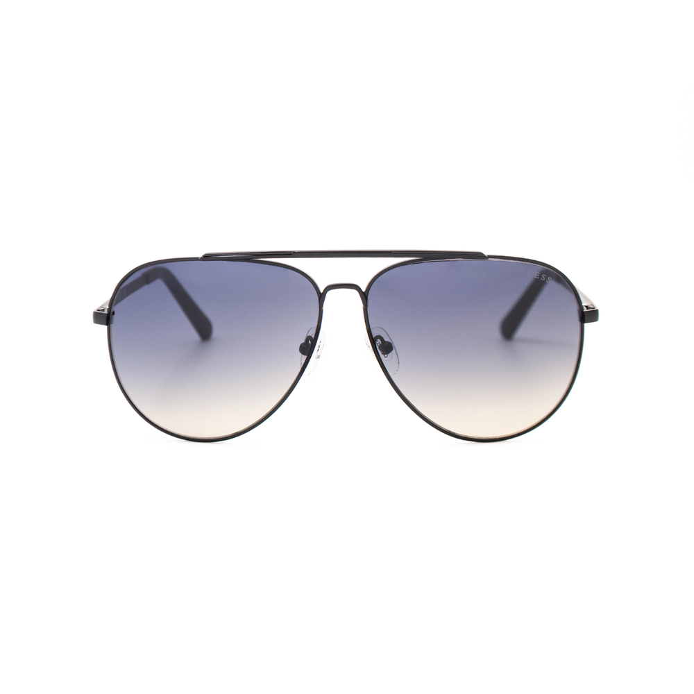 Солнцезащитные очки GUESS 00059 02W авиатор черные матовые