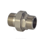 Соединитель латунь никель американка Ду 25 (1") прямой НР/НР SantechSystems