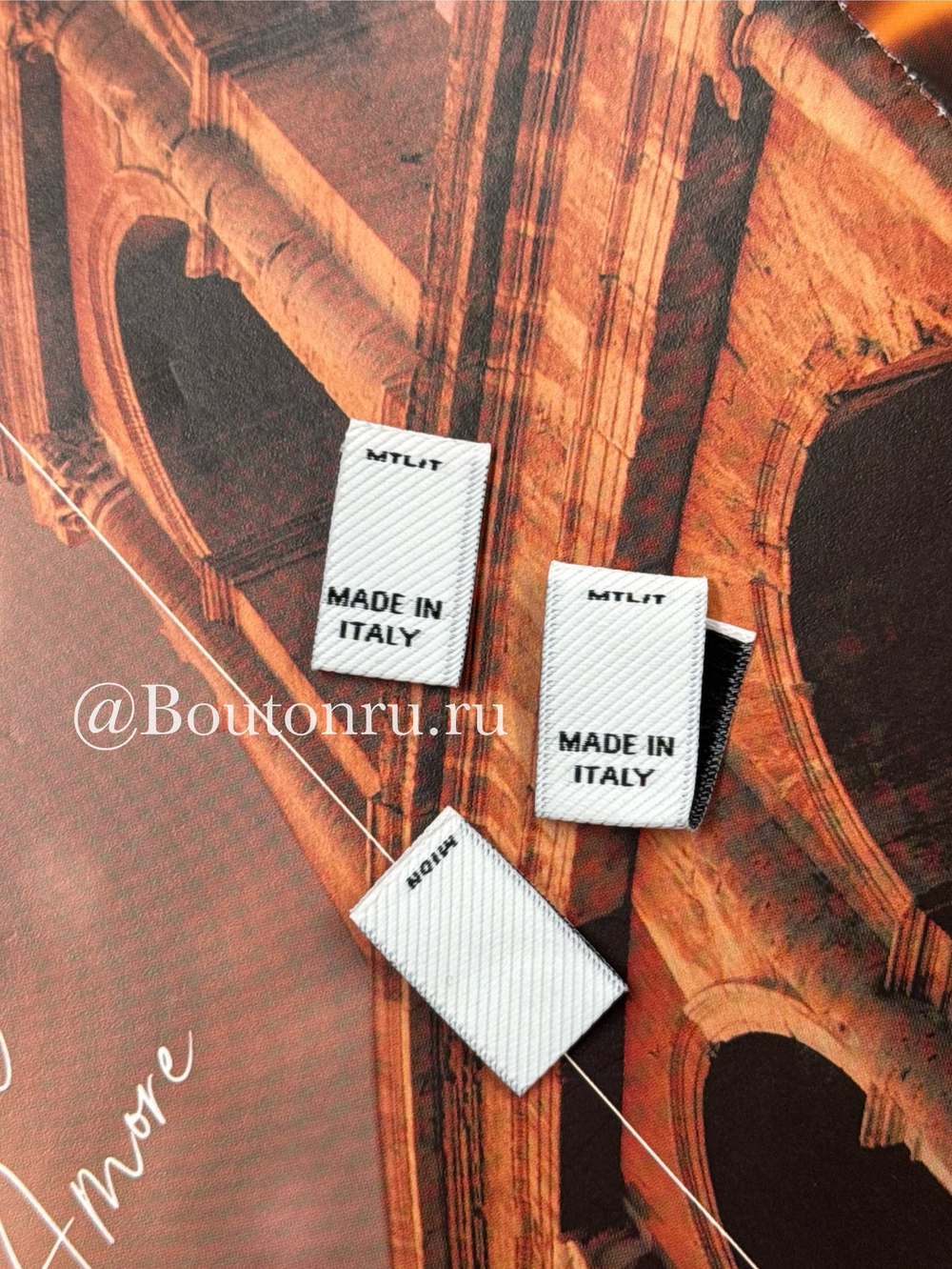 Размерник белый "MADE IN ITALY" 14 мм