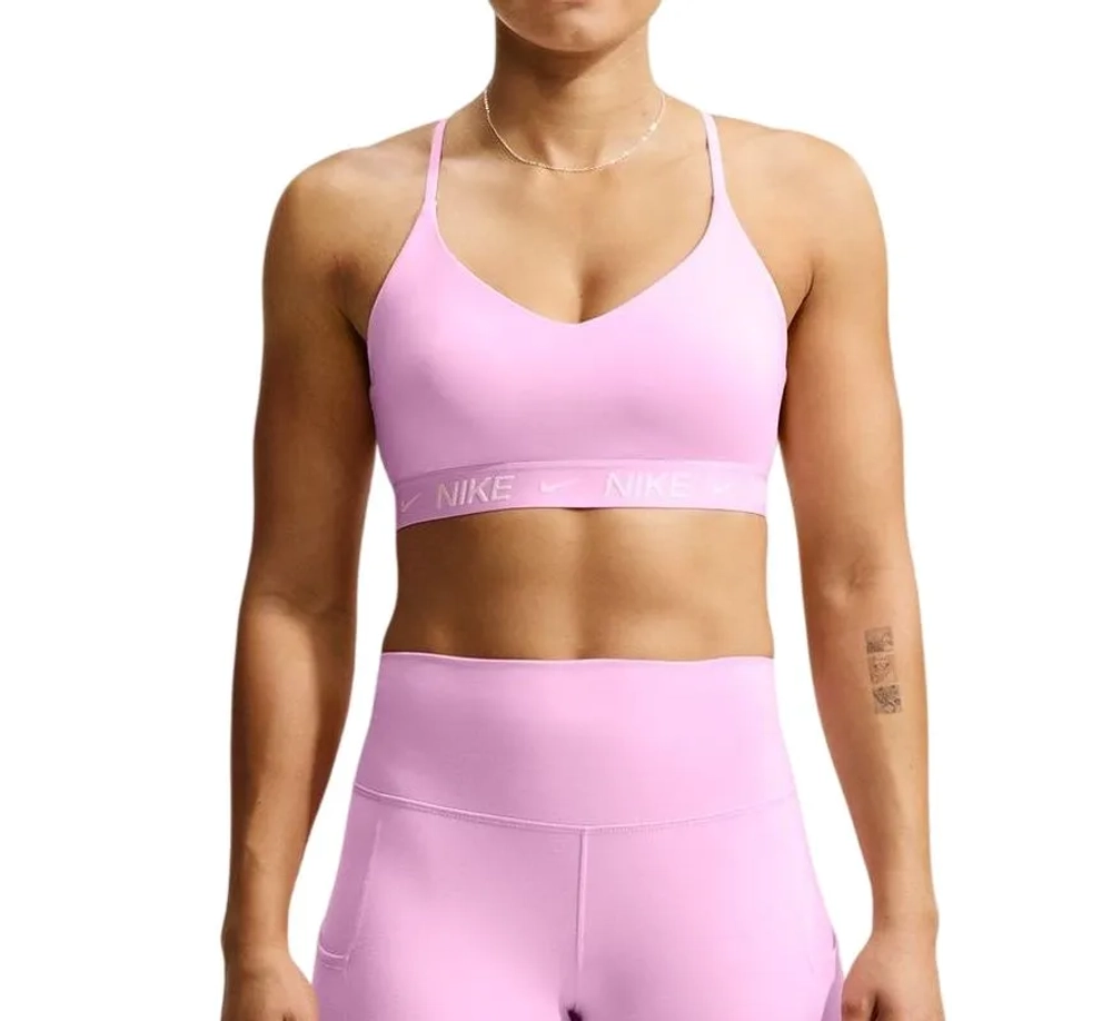 ТОП теннисный Nike Indy Light Support Padded Adjustable Sports - pink rise