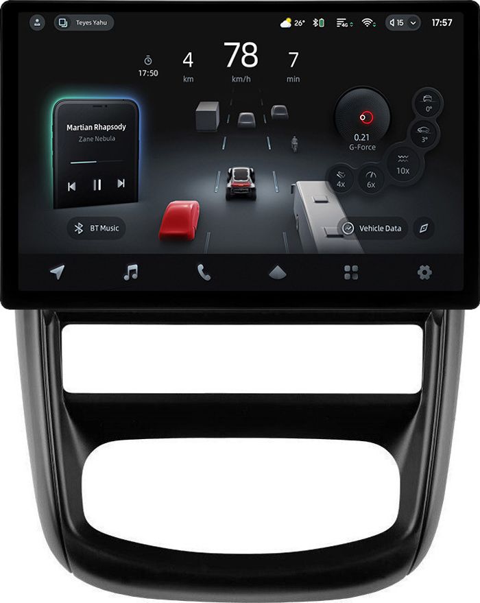 Магнитола для Nissan Terrano 2014-2022 (без штатной КЗВ) - Teyes CC4-PRO монитор 13" 2K QLED на Android 13, Быстрейшая, Snapdragon 778G, ИИ, CarPlay, DSP, 4G SIM-слот