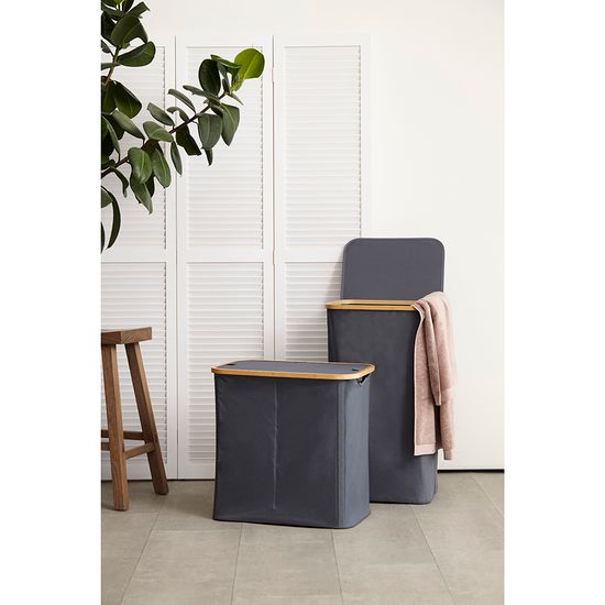 Корзина для белья neat tall, 41х35х74 см, серая