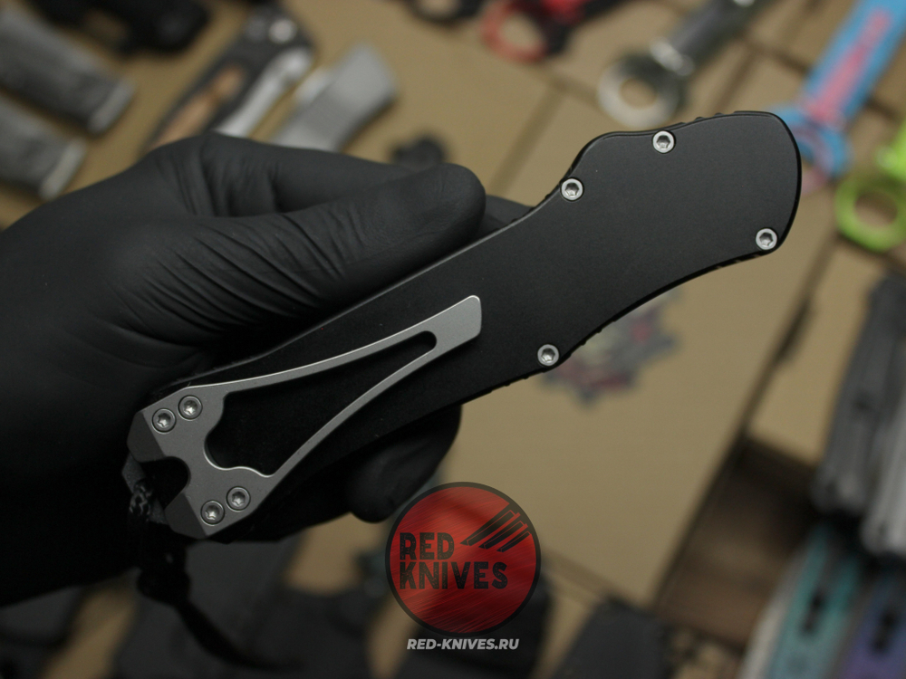 Нож Heretic Hydra V4 Single Edge T/E Tanto - черная рукоять, светлый клинок