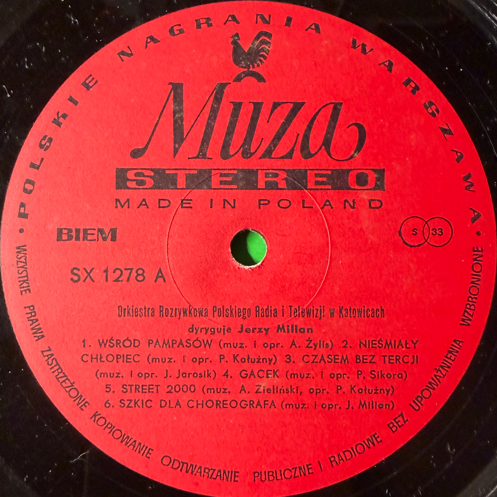 Jerzy Milian ‎– Orkiestra Rozrywkowa PRiTV W Katowicach (Польша)