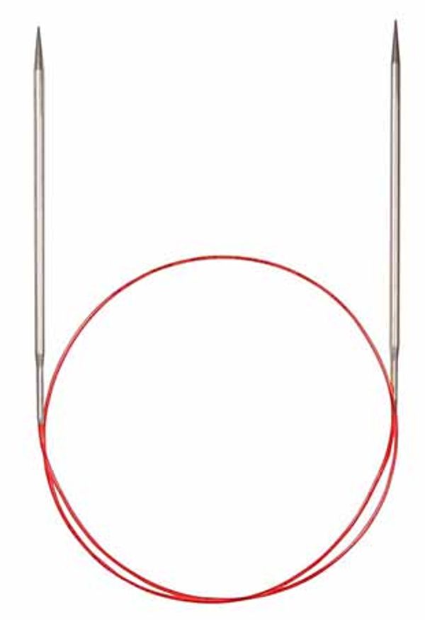 Спицы круговые Addi, удлиненный кончик ⌀4.5 мм, 60 см