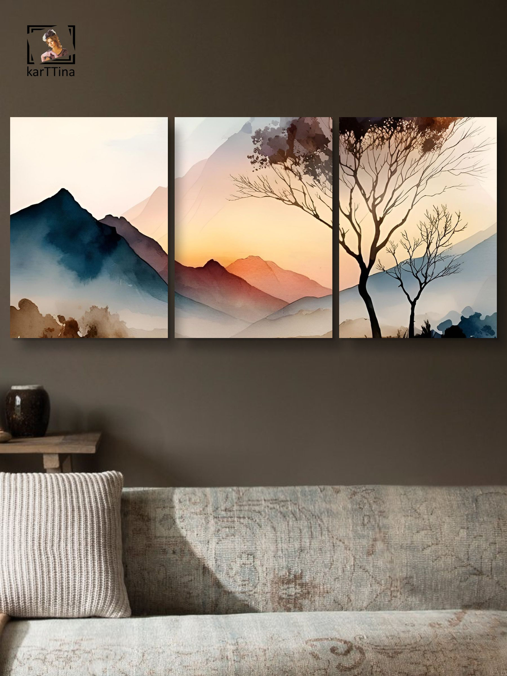 Картина Источник жизни модульная 50x70см 3шт.