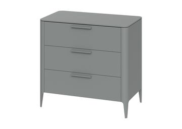 Комод Type 3 ящика ширина 90 см (серый)