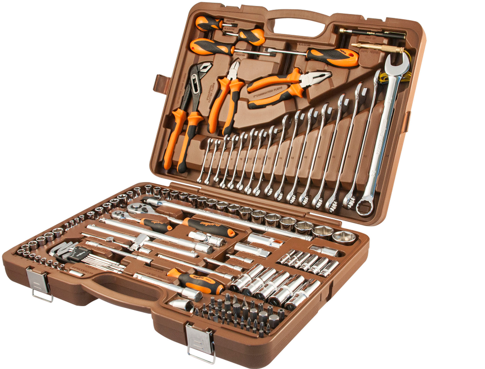OMT143SL Набор инструмента универсальный 1/4", 1/2"DR, 143 предмета