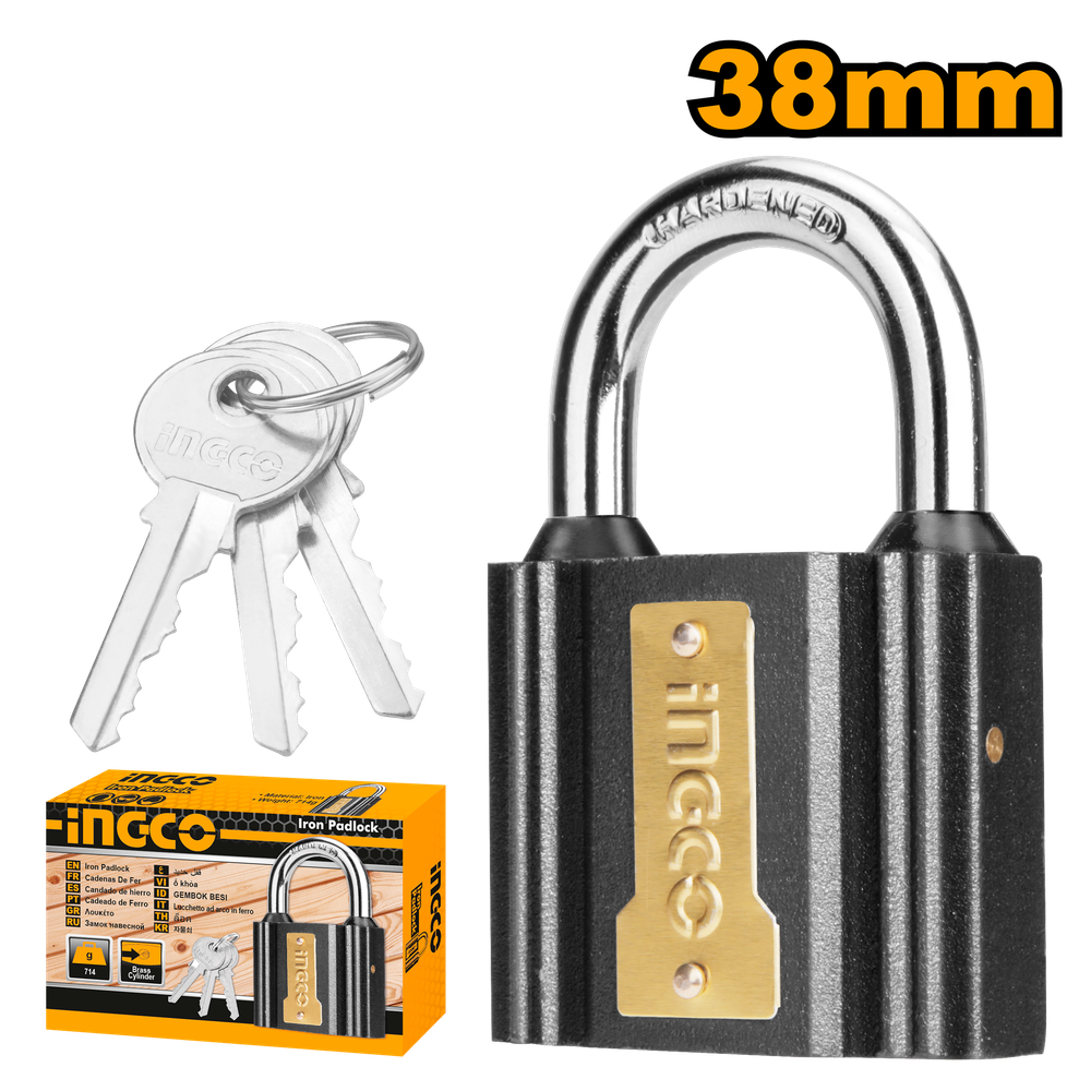 Навесной замок INGCO DIPL0401 38 мм