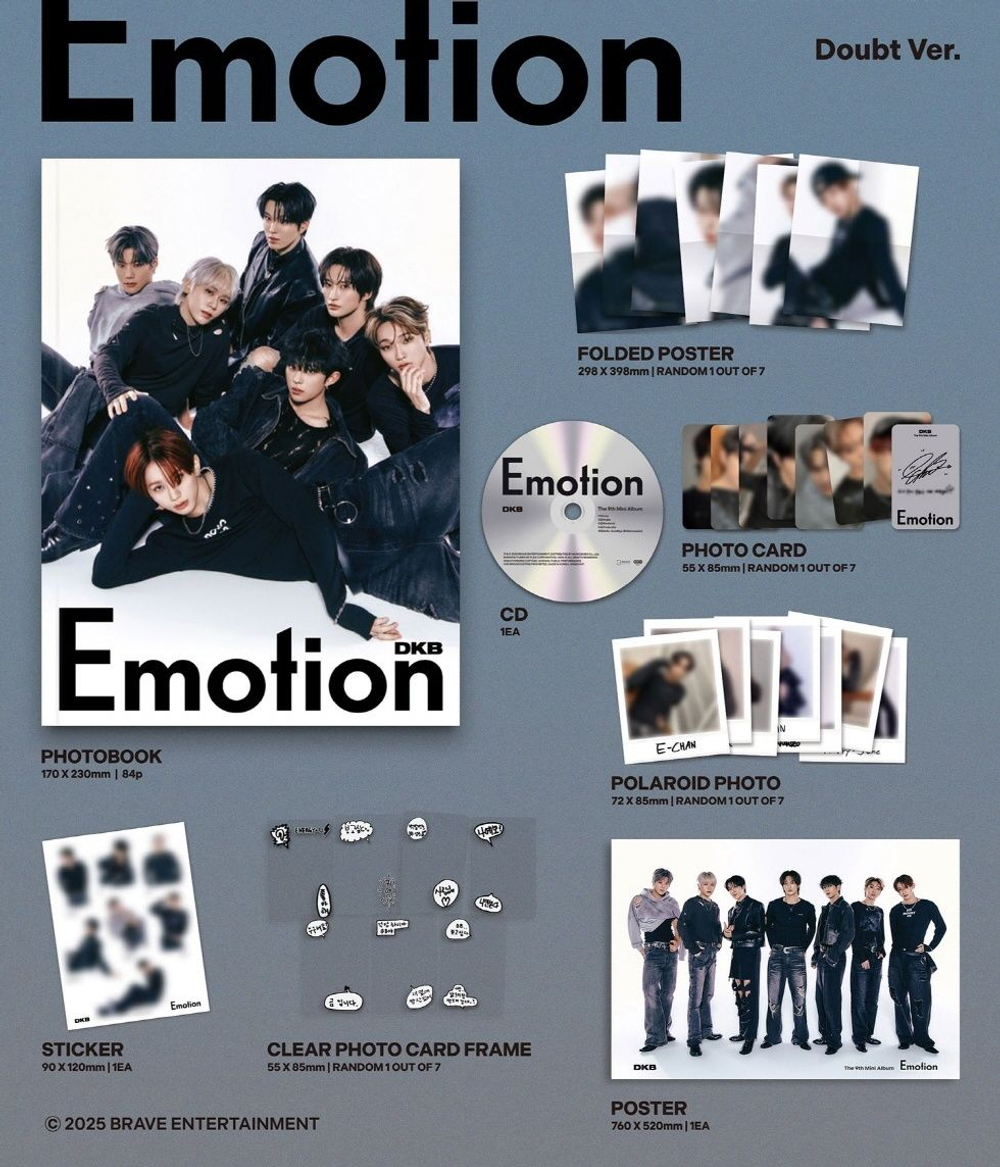 Альбом DKB - EMOTION The 9th Mini Album RANDOM Version