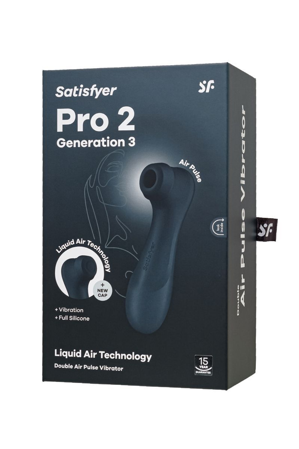 Черный вакуумный стимулятор клитора Satisfyer Pro 2 Generation 3 (Цвет: черный)